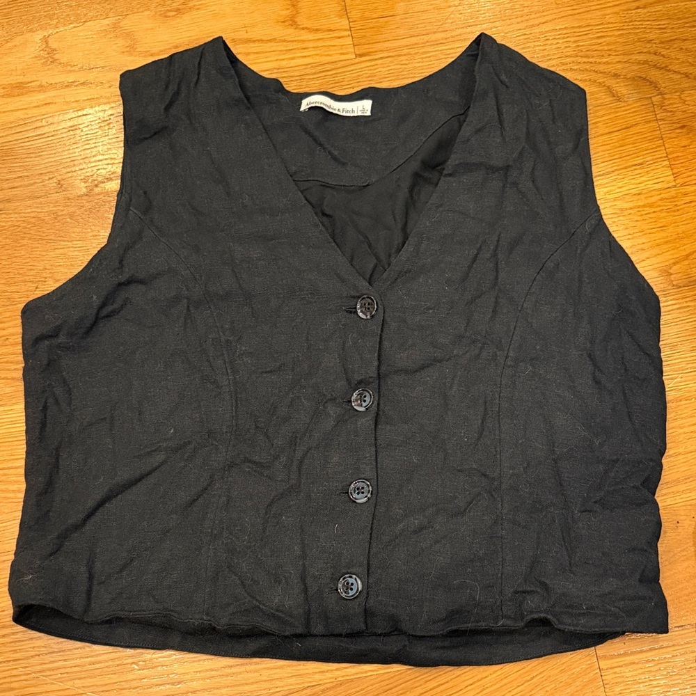 Black Abercrombie Vest Top